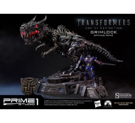 Transformers Age of Extinction Museum Master Line Statue Grimlock Optimus Prime Version 61 cm